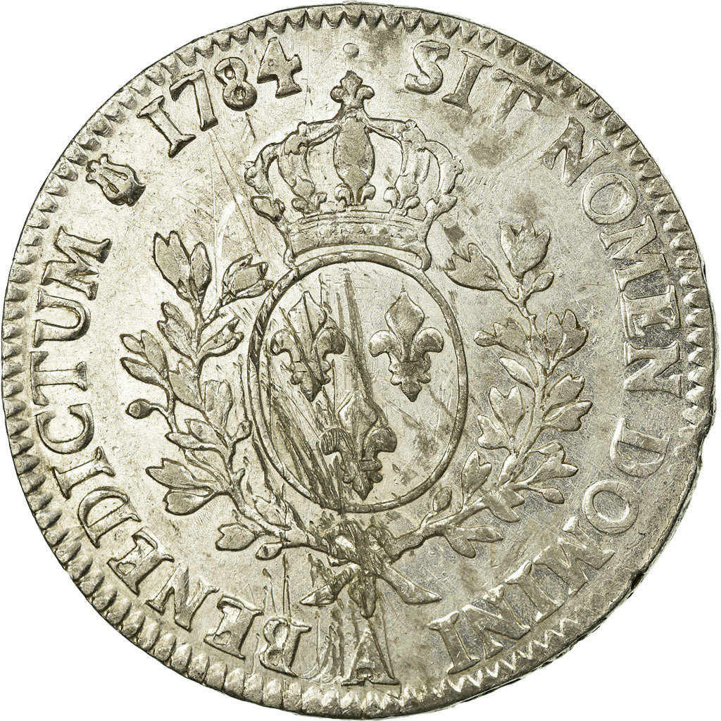 Moneta, Francia, Louis XVI, Écu aux branches d'olivier, Ecu, 1784, Paris, BB+