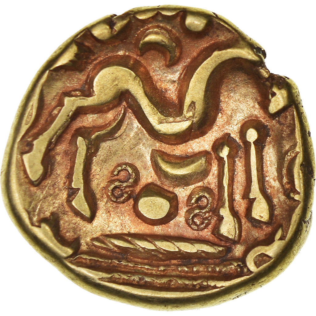 Ambiani, Statère aux esses, ca. 60-40 BC, Gold, AU(55-58), Delestrée:242