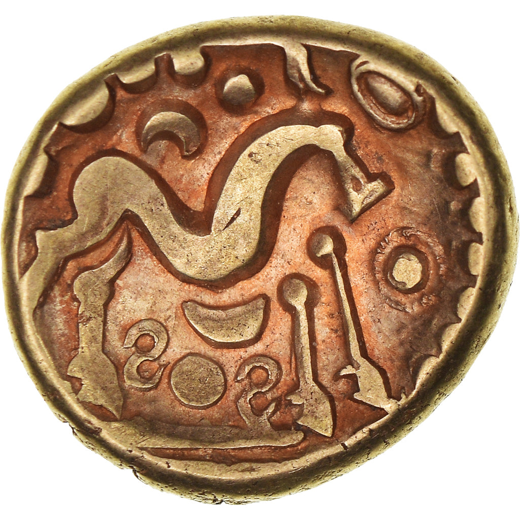 Coin, Ambiani, Stater, AU(55-58), Gold, Delestrée:242