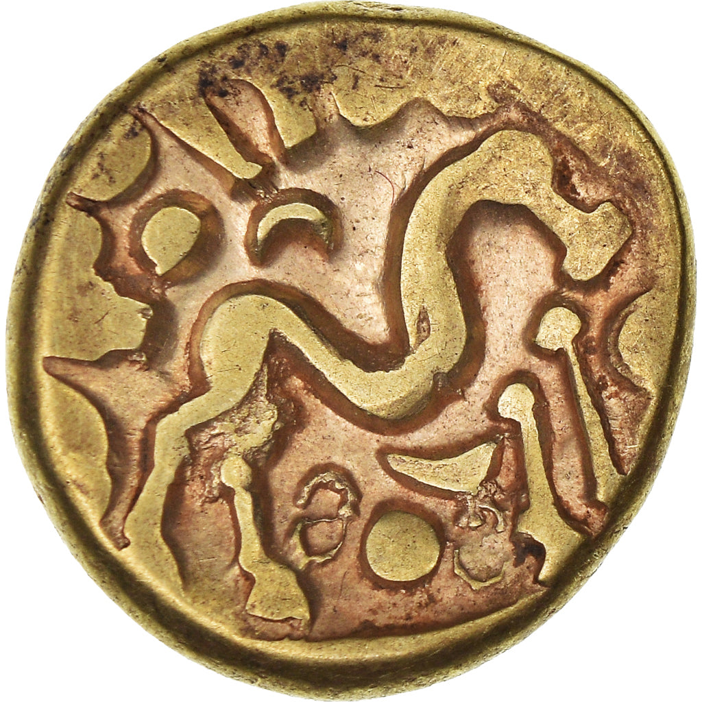 Moneta, Ambiani, Stater, BB+, Oro, Delestrée:242