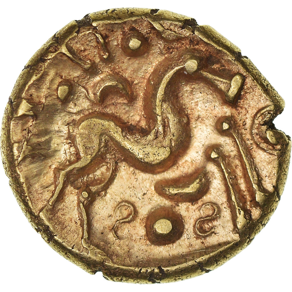 Coin, Ambiani, Stater, EF(40-45), Gold, Delestrée:242