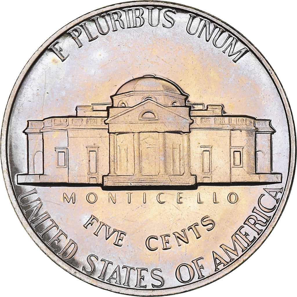 Moneta, Stati Uniti, Jefferson Nickel, 5 Cents, 1974, San Francisco, Proof