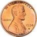 Moneta, Stati Uniti, Lincoln, Cent, 1974, San Francisco, Proof, SPL+, Rame