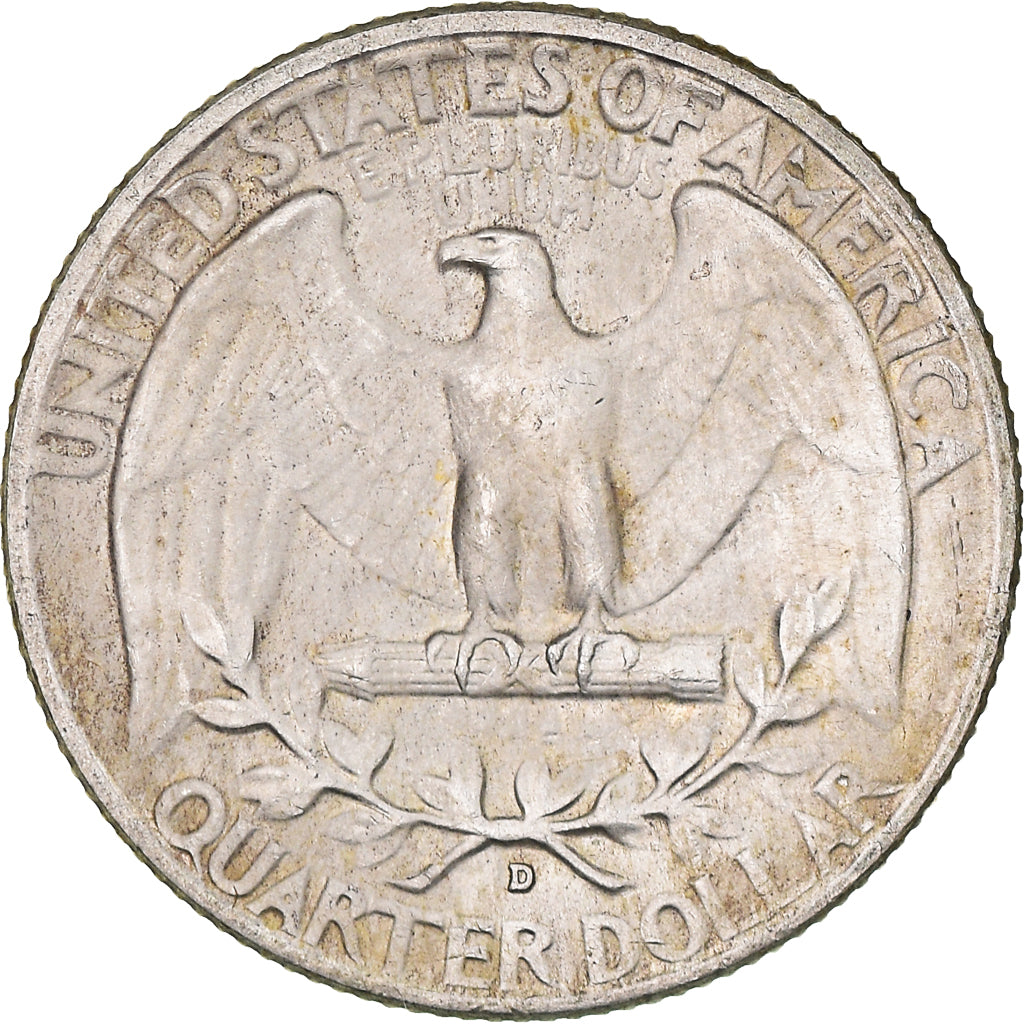 Moeda, Estados Unidos da América, Washington Quarter, Quarter, 1954, U.S. Mint