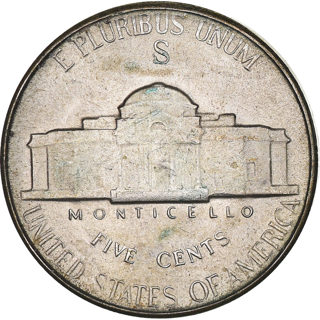 Moneta, Stati Uniti, Jefferson Nickel, 5 Cents, 1945, San Francisco, SPL