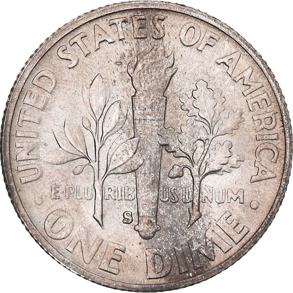 Moneta, Stati Uniti, Roosevelt Dime, Dime, 1947, U.S. Mint, San Francisco, SPL+