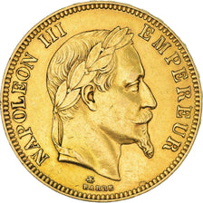 Moneda, Francia, Napoleon III, Napoléon III, 100 Francs, 1869, Paris, MBC+