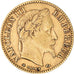 Moneta, Francia, Napoleon III, 10 Francs, 1863, Paris, MB+, Oro, KM:800.1