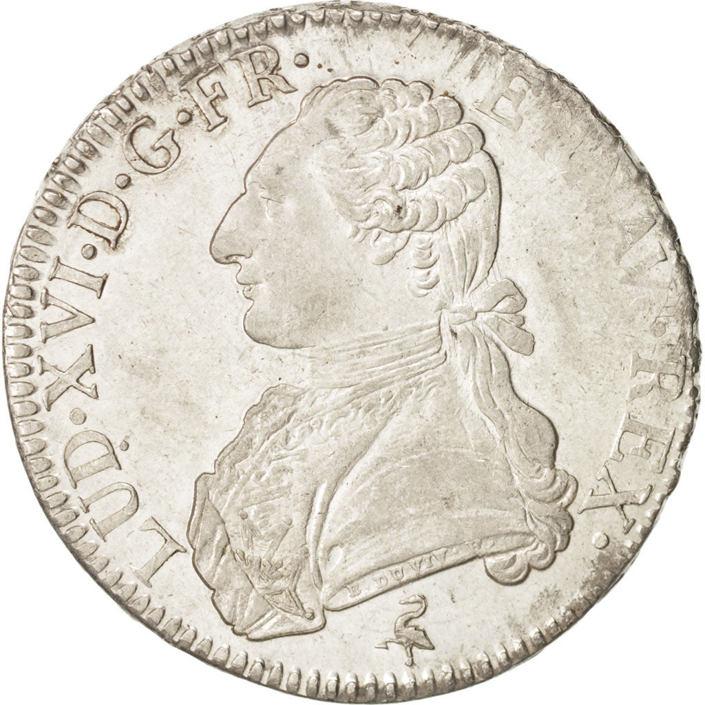 Coin, France, Louis XVI, Écu aux branches d'olivier, Ecu, 1789, Paris