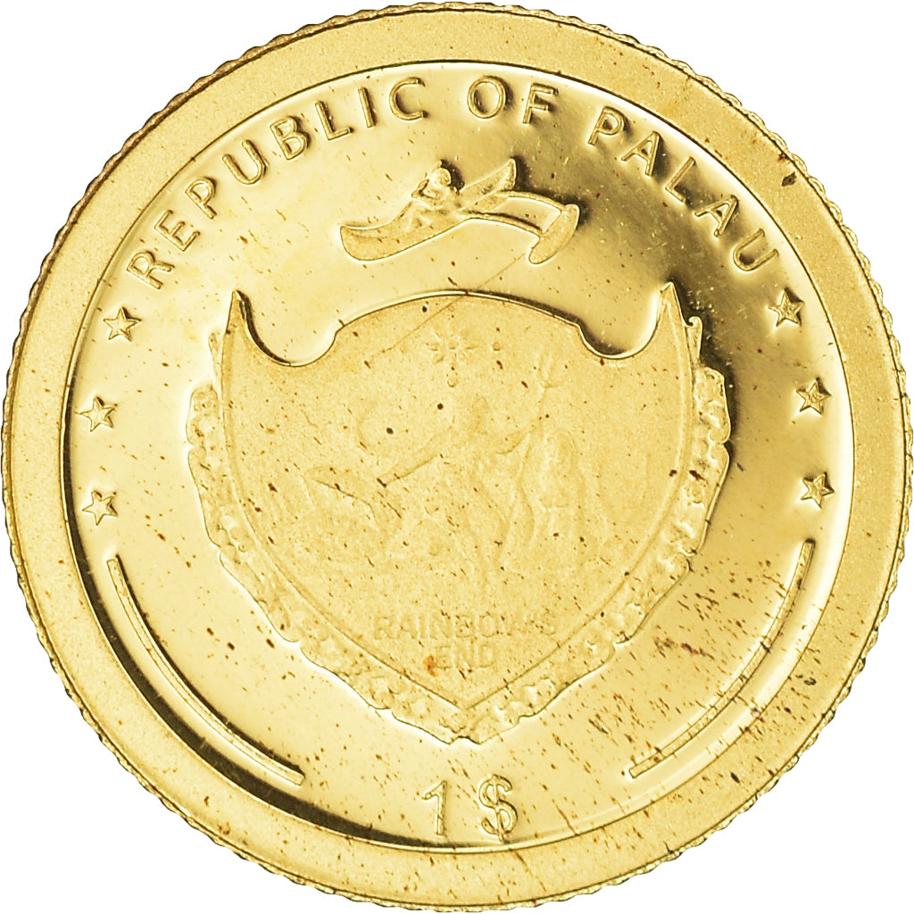 Moneda, Palaos, Columbus, Dollar, 2006, CIT, FDC, Oro