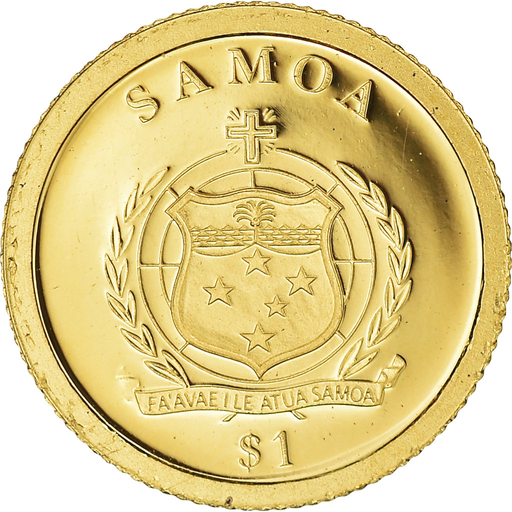 Coin, Samoa, Beatification of Pope John Paul II, Dollar, 2011, Proof, MS(65-70)