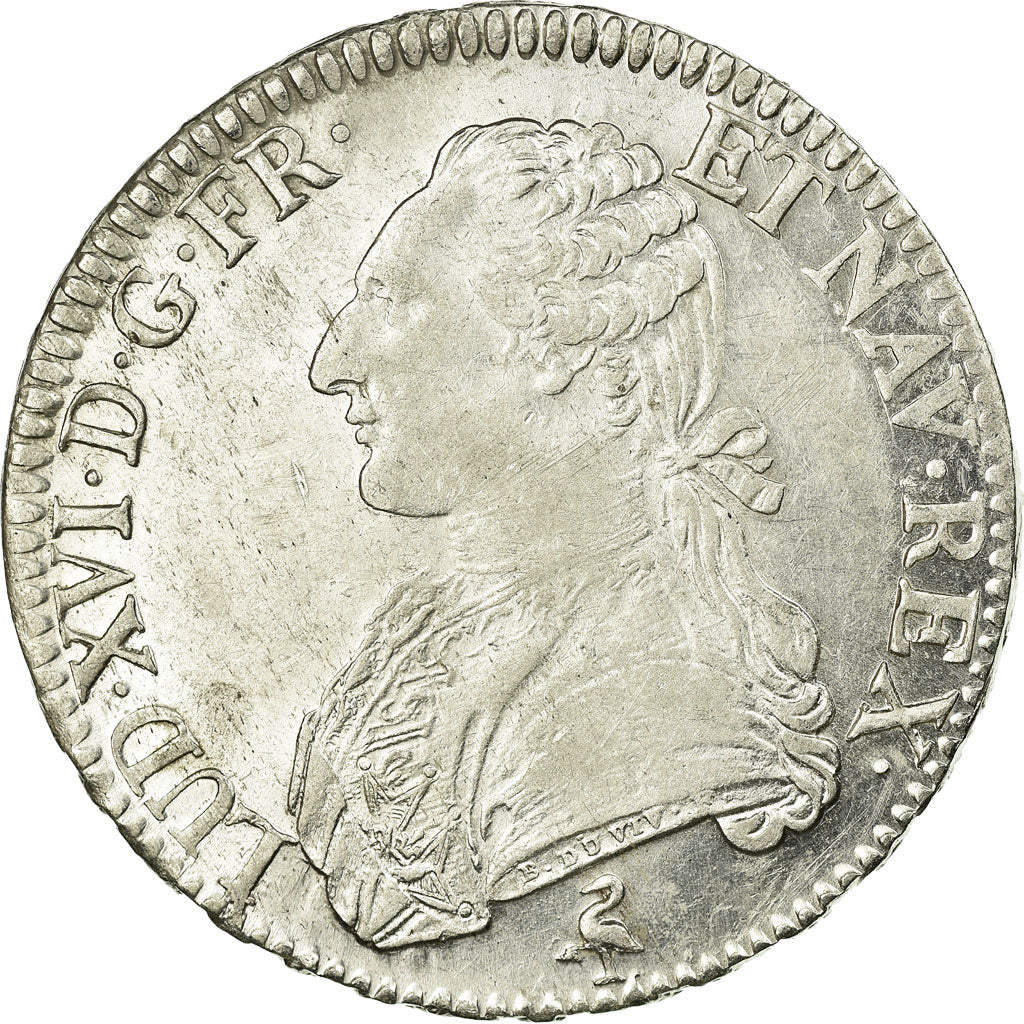 Coin, France, Louis XVI, Écu aux branches d'olivier, Ecu, 1790, Paris