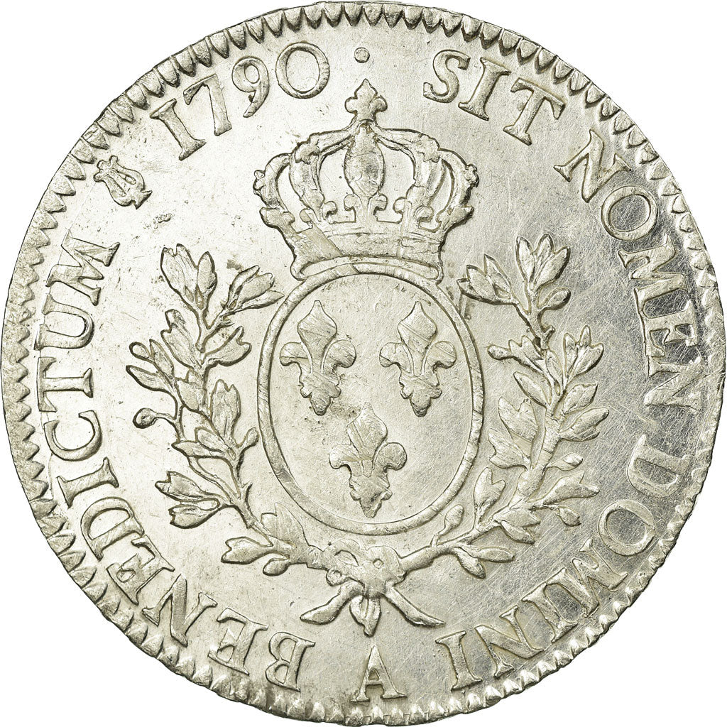 Coin, France, Louis XVI, Écu aux branches d'olivier, Ecu, 1790, Paris