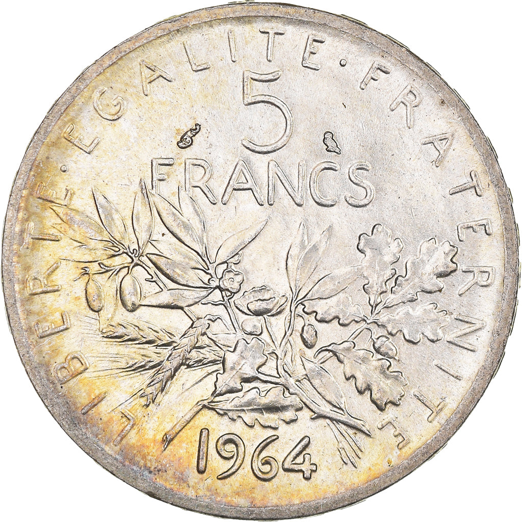 Coin, France, Semeuse, 5 Francs, 1964, Paris, MS(64), Silver, KM:926