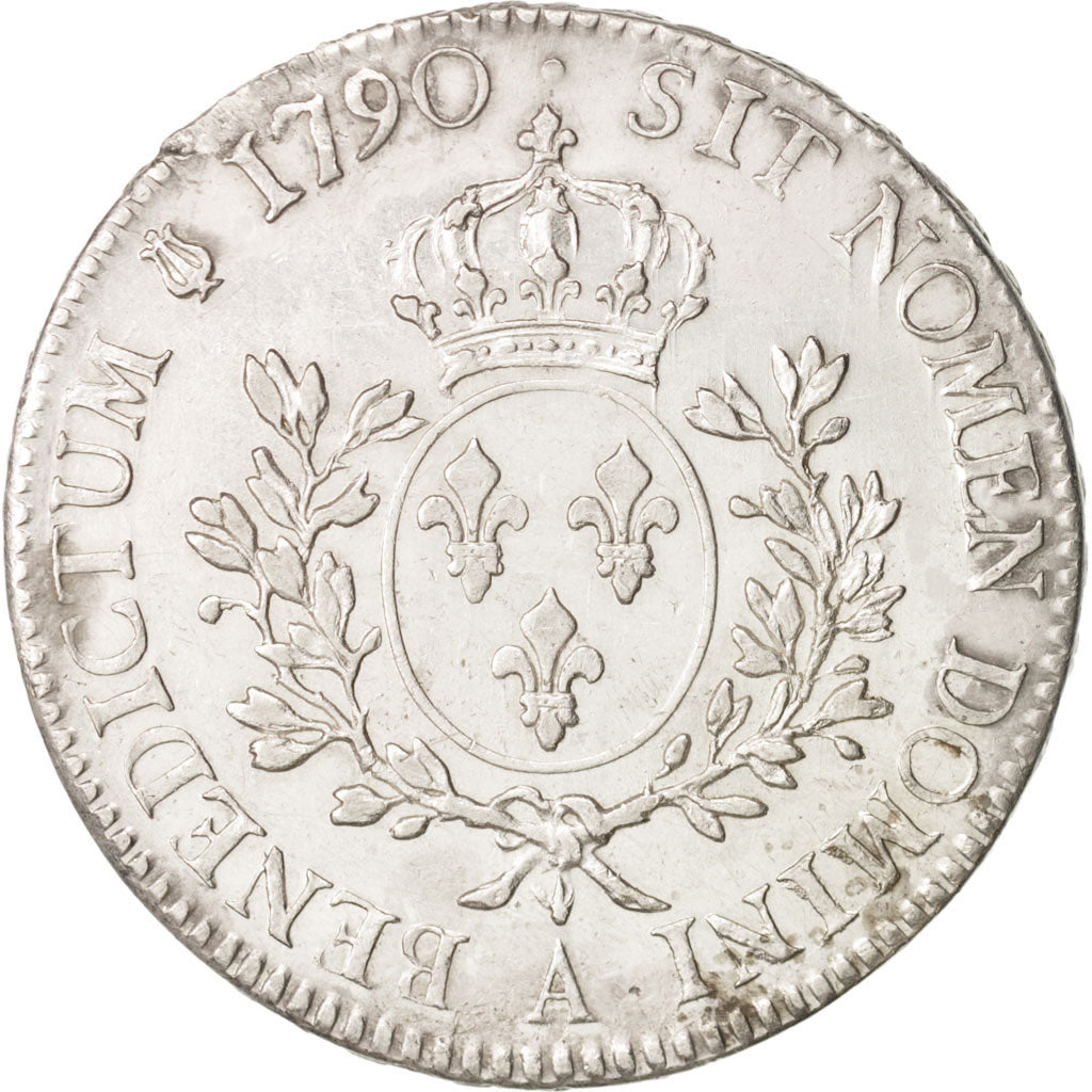 Francia, Louis XVI, Écu aux branches d'olivier, 1790, Paris, SPL-, KM 564.1