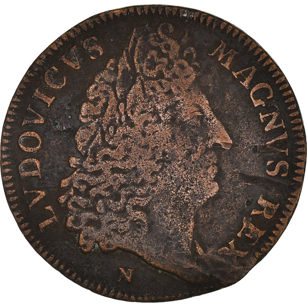 Frankrijk, Token, Royal, Louis XIV, Chambre aux Deniers, 1695, FR, Koper