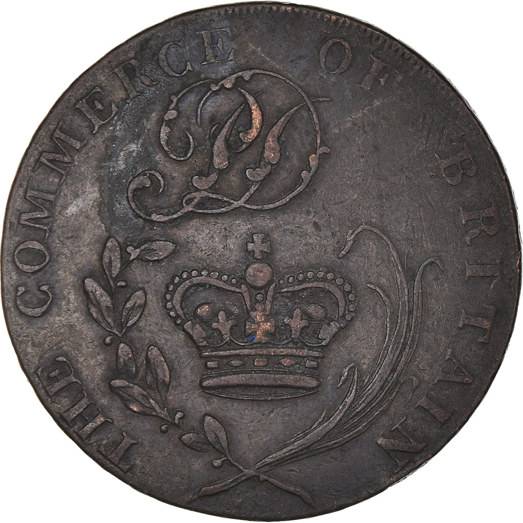 Coin, Great Britain, Suffolk, Halfpenny Token, Bury, VF(30-35), Copper