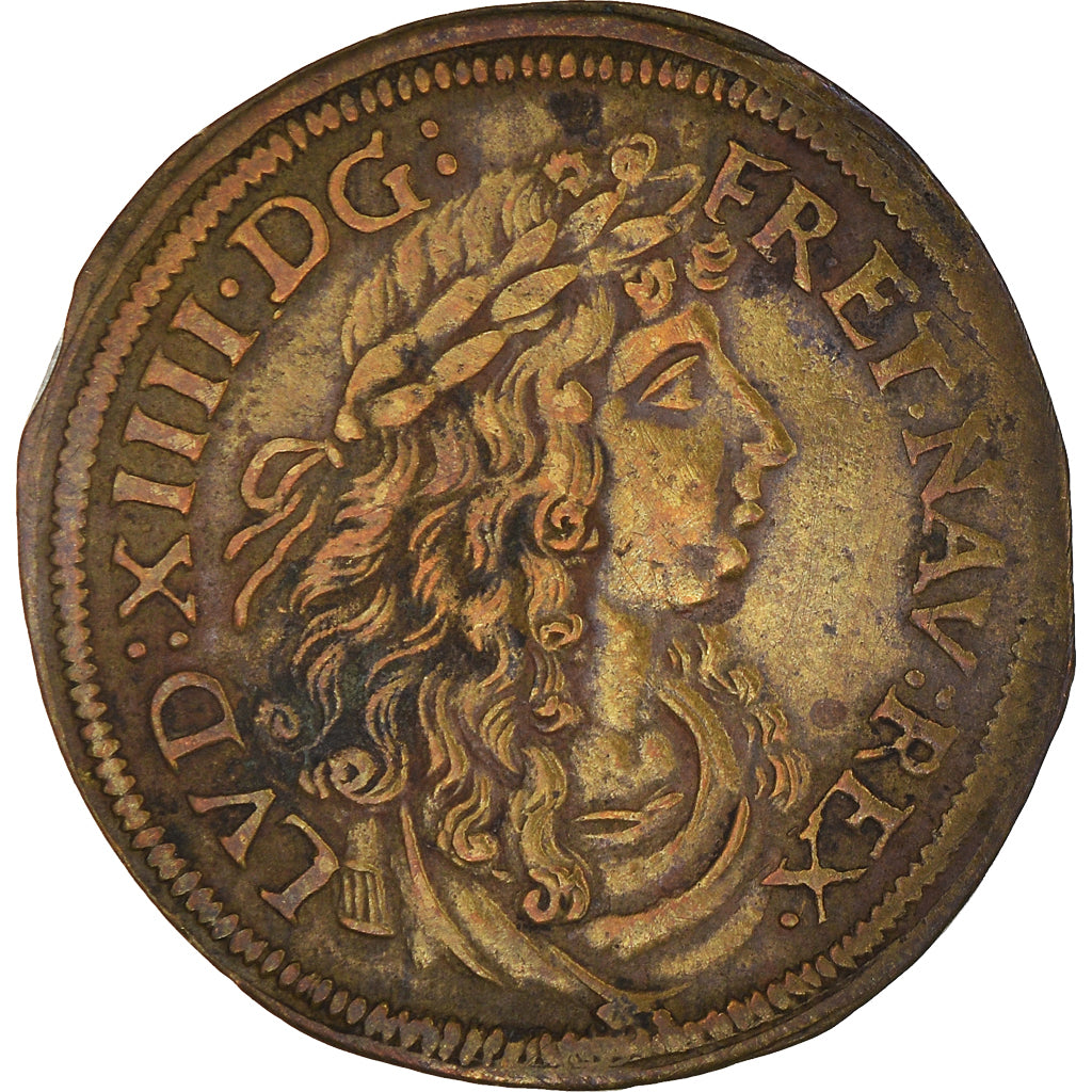 France, Token, Royal, Louis XIV, Nuremberg, Cornélius Lauffers, History