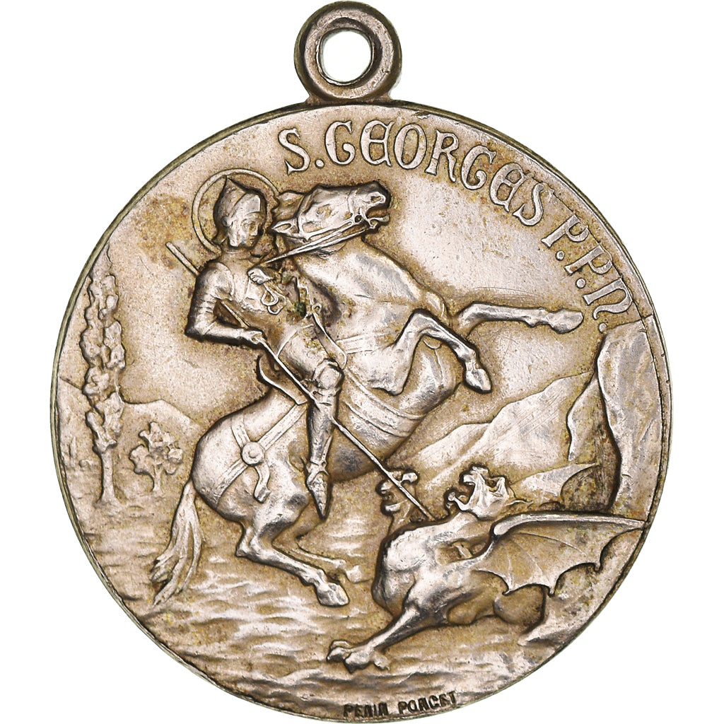 Francia, medaglia, Sauvetage en Mer, Saint-Georges, Poncet, SPL-, Bronzo