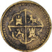 Spain, Poids Monétaire, 8 Reales, History, EF(40-45), Brass