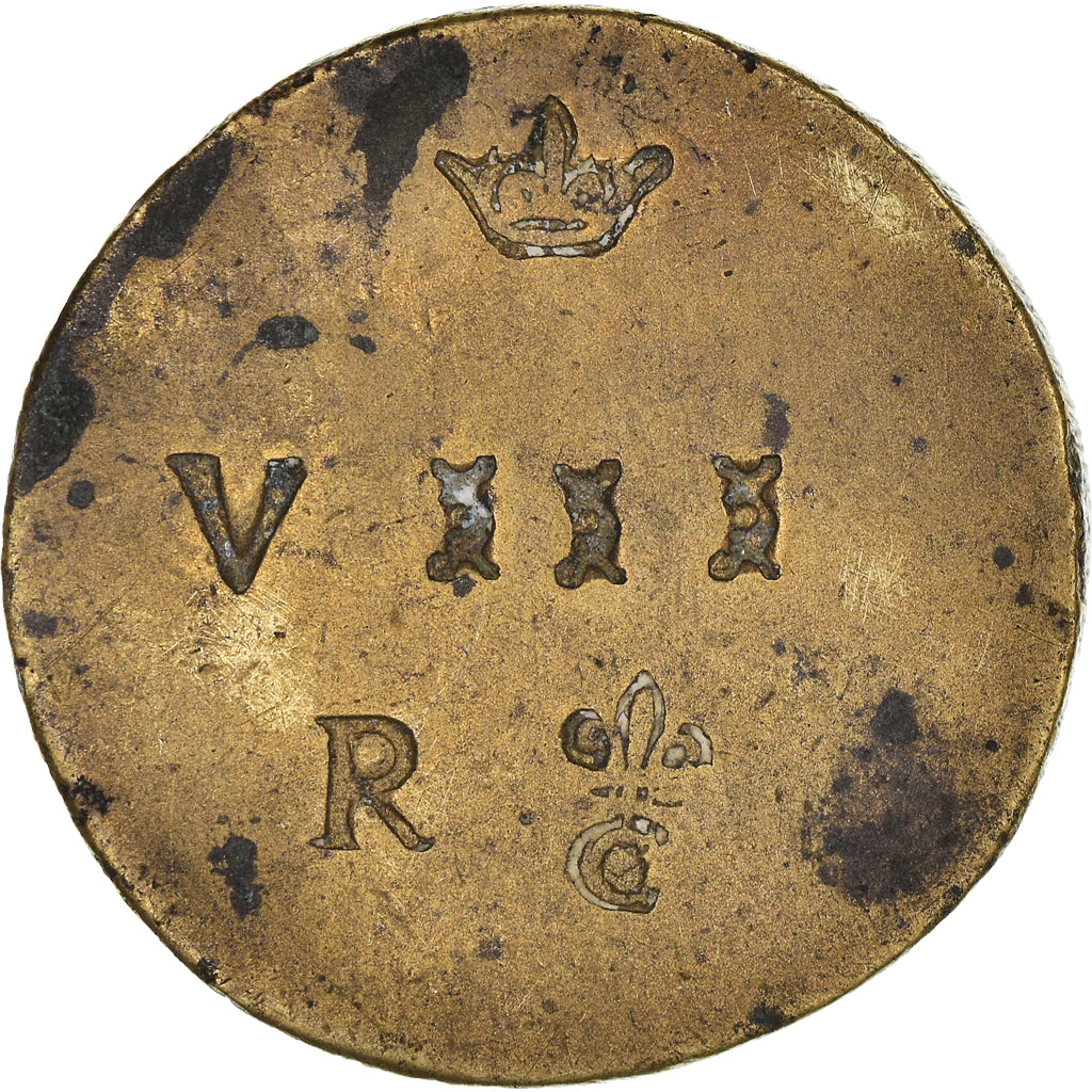 Spain, Poids Monétaire, 8 Reales, History, EF(40-45), Brass