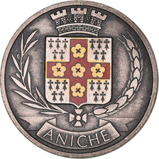 France, Medal, Ville d'Aniche, Cité de Kopierre, Le Verre, Le Charbon, MS(64)