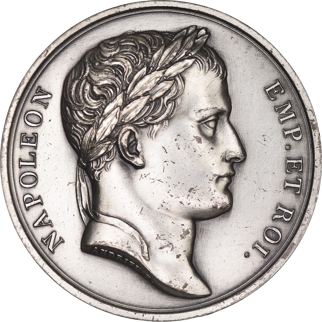 Francja, Medal, Napoleon I, Victoires de l'Année 1807, Historia, 1969, Andrieu