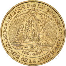 Francia, Token, Jetón turístico, Sanctuaire de Notre Dame du Rosaire, Lourdes