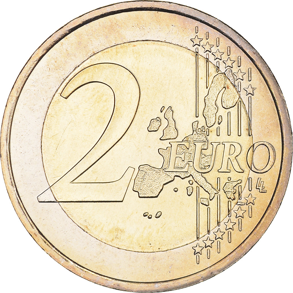 França, 2 Euro, 2002, Paris, BU, MS(65-70), Bimetálico, Gadoury:8., KM:1289
