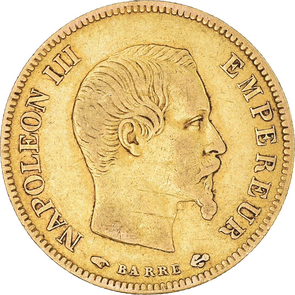 Monnaie, France, Napoleon III, Napoléon III, 10 Francs, 1855, Paris, TB+, Or