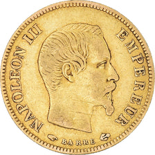 Monnaie, France, Napoleon III, Napoléon III, 10 Francs, 1855, Paris, TB+, Or