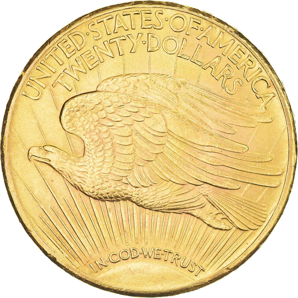 Moneda, Estados Unidos, $20, Double Eagle, 1924, Philadelphia, EBC+, Oro, KM:131