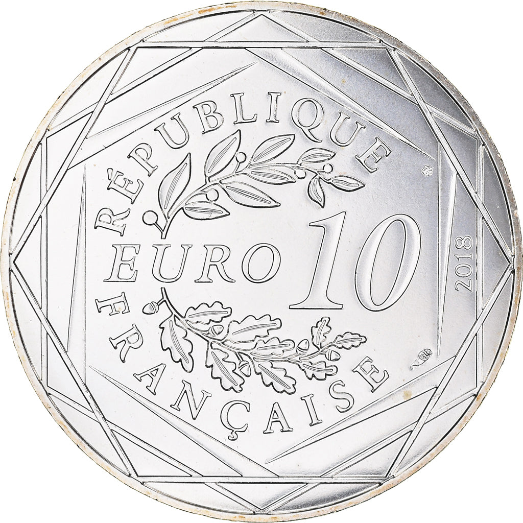 Francia, 10 Euro, Mickey balade de toute beauté, 2018, Paris, FDC, Argento