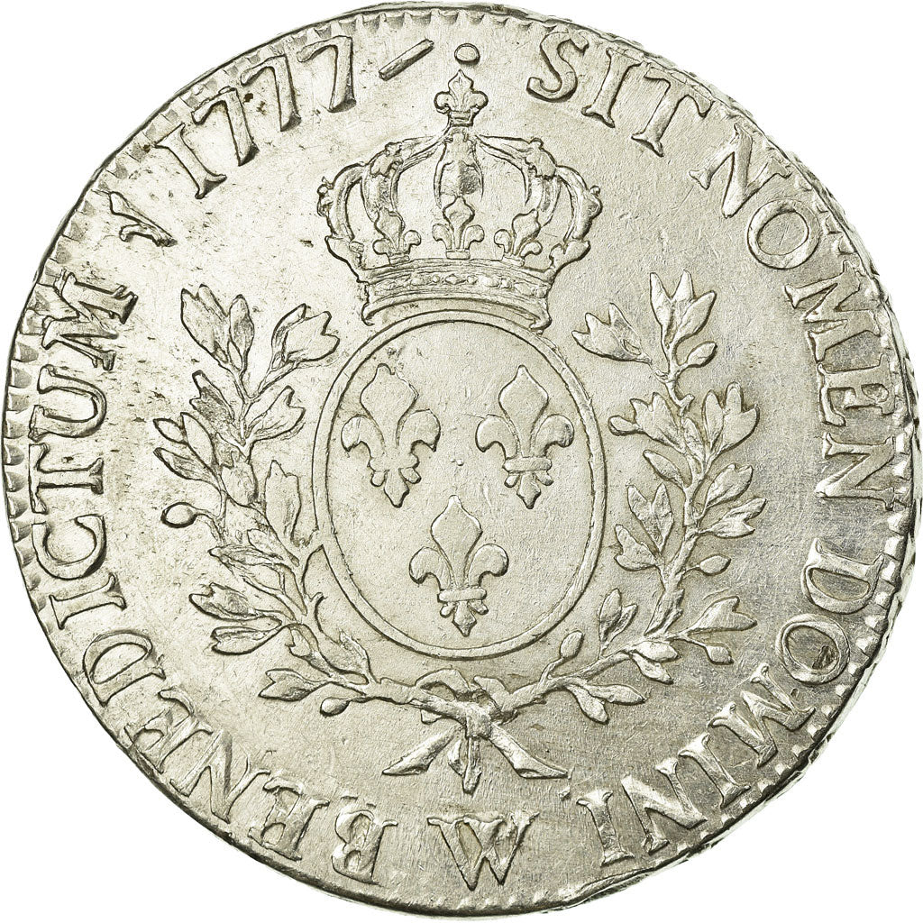 Monnaie, France, Louis XVI, Écu aux branches d'olivier, Ecu, 1777, Lille, TB+