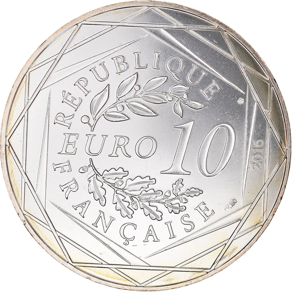 Francia, Monnaie de Paris, 10 Euro, Le Petit Prince (au marché de Noël), 2016