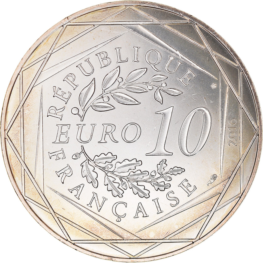 Frankreich, Monnaie de Paris, 10 Euro, Le Petit Prince en avion, 2016, Jeunesse