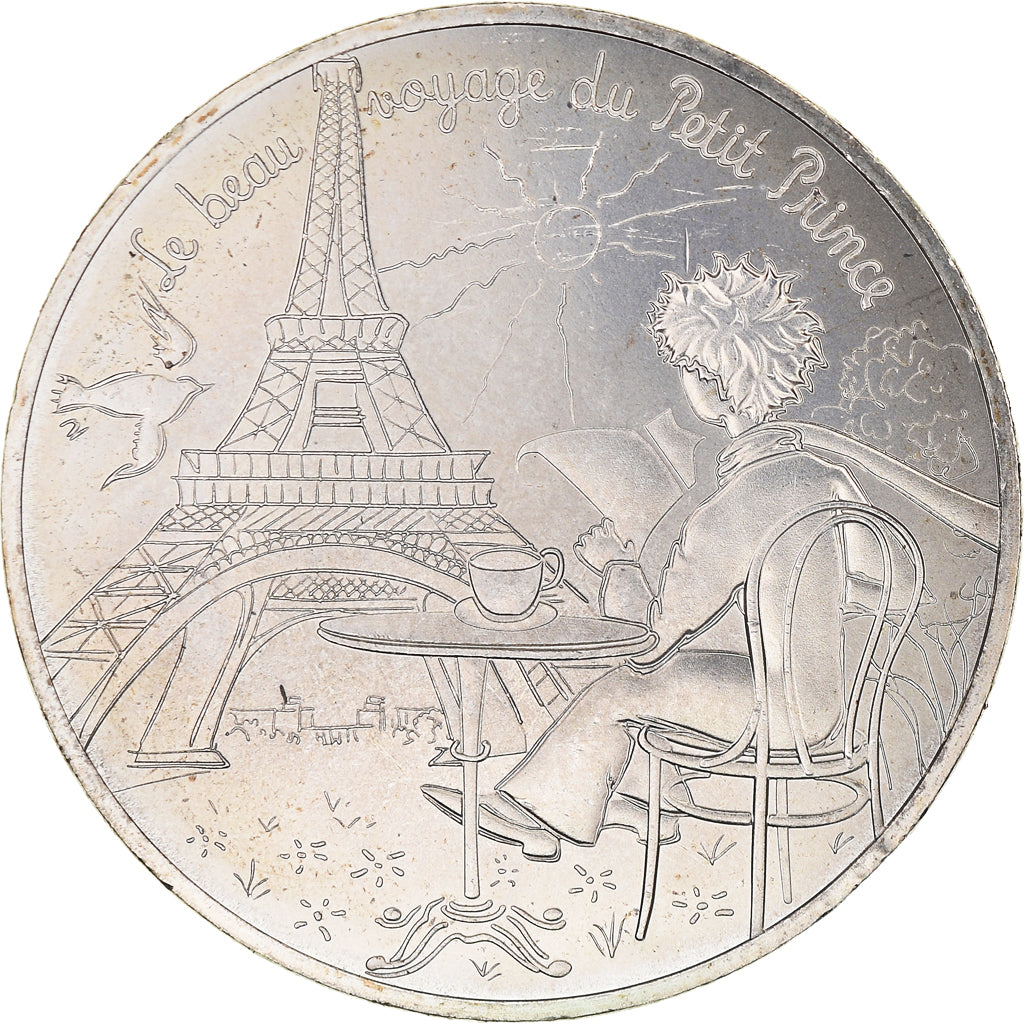 Frankrijk, Parijse munten, 10 Euro, Le Petit Prince (en terrasse à paris)