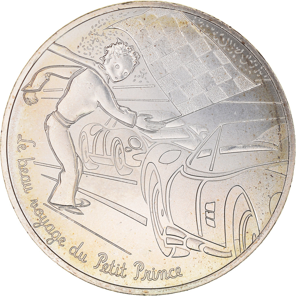France, Monnaie de Paris, 10 Euro, Le Petit Prince aux courses de voitures