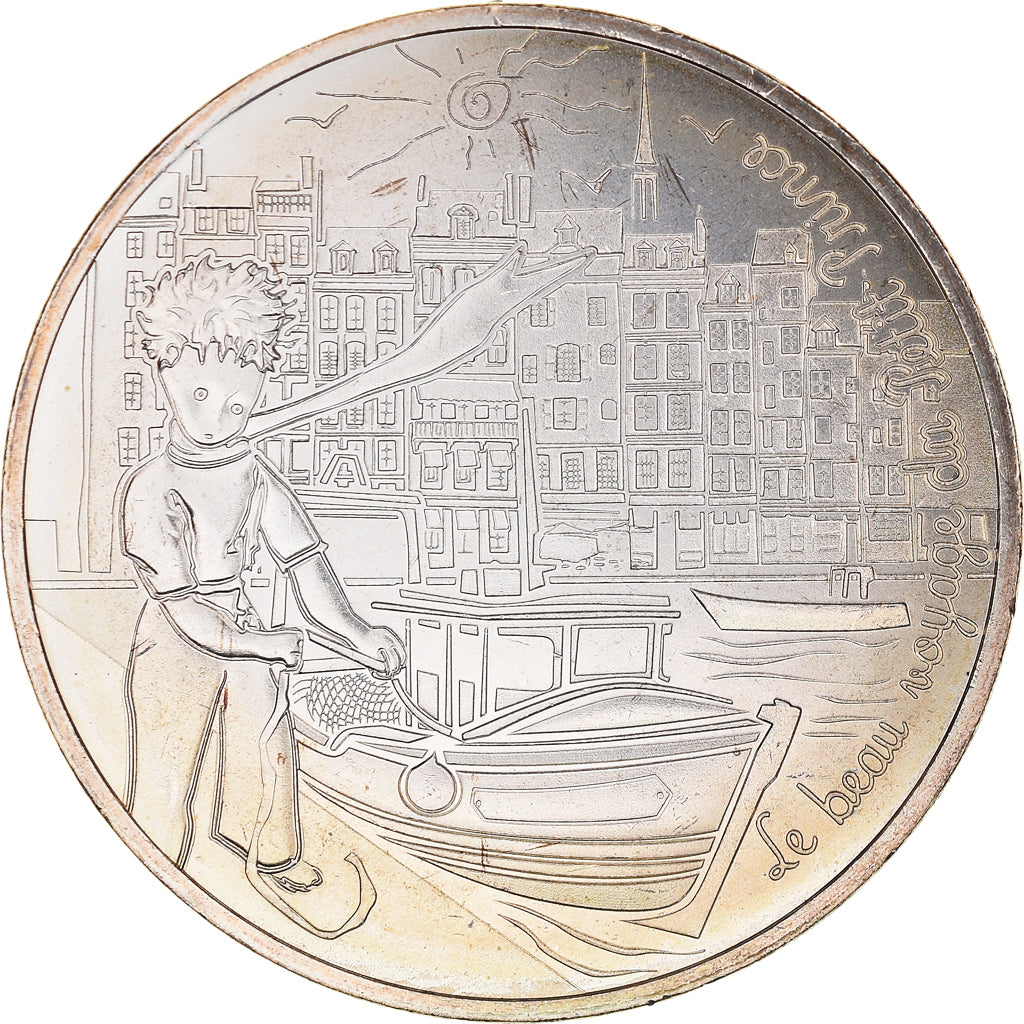France, Monnaie de Paris, 10 Euro, Le Petit Prince revient de la pêche, 2016