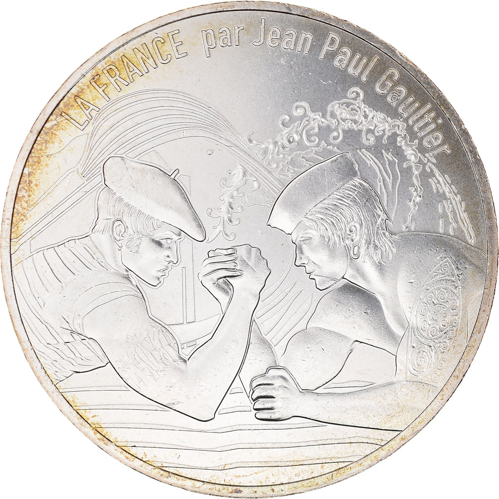 Francia, 10 Euro, Jean Paul Gaultier, 2017, 7, FDC, Argento