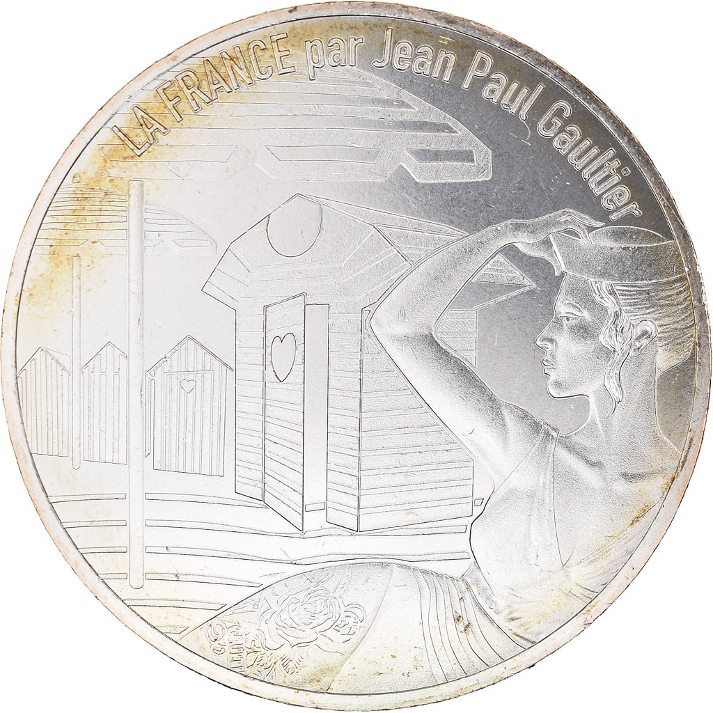 France, 10 Euro, Jean Paul Gaultier, 2017, 8, MS(65-70), Silver