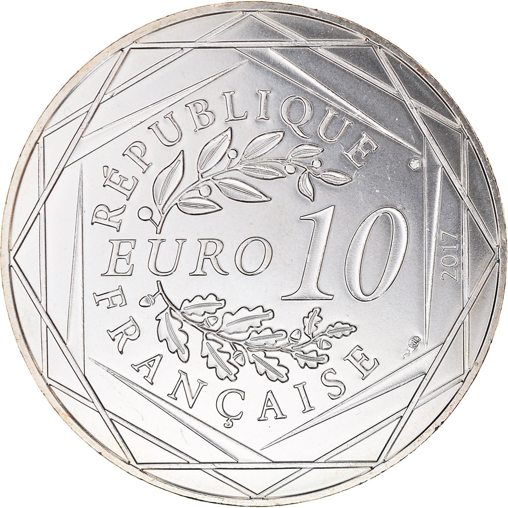 Frankreich, 10 Euro, Jean Paul Gaultier, 2017, 23, STGL, Silber