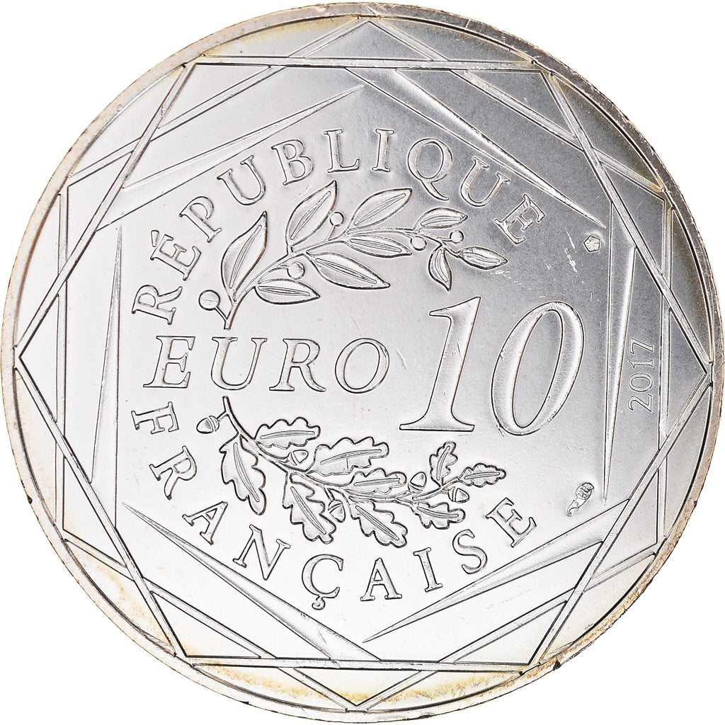 Frankreich, 10 Euro, Jean Paul Gaultier, 2017, 22, STGL, Silber