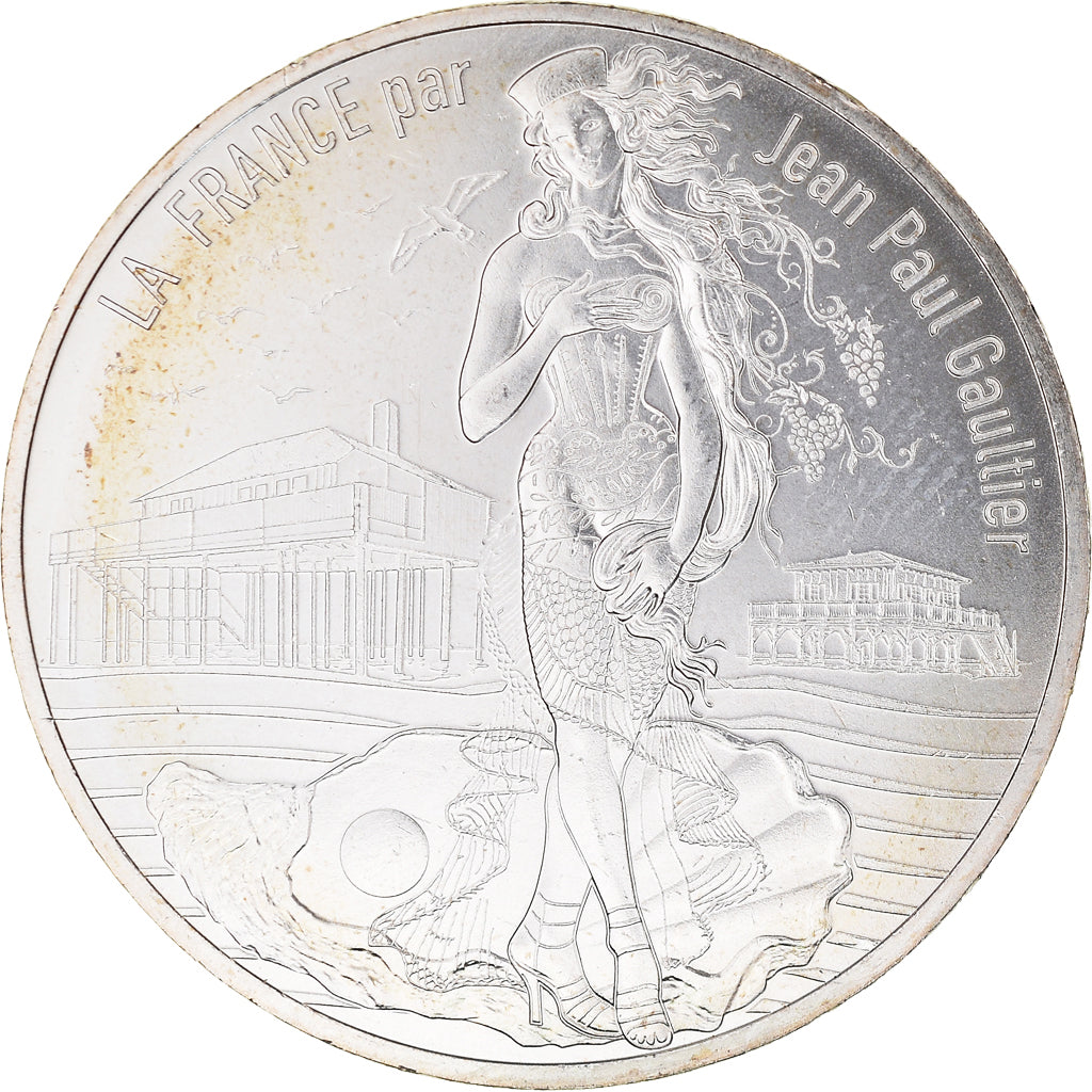 France, 10 Euro, Jean Paul Gaultier, 2017, 21, MS(65-70), Silver