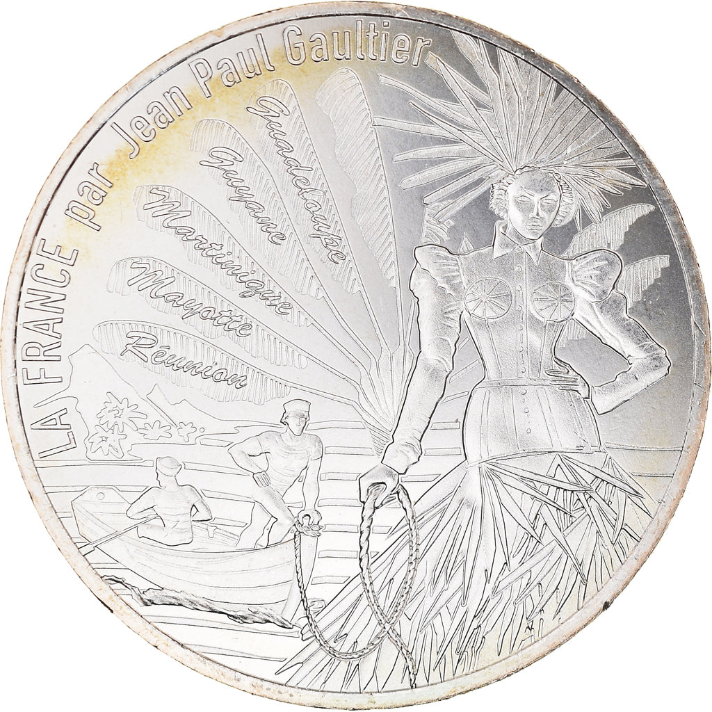 Francja, 10 Euro, Jean Paul Gaultier, 2017, 24, MS(65-70), Srebro