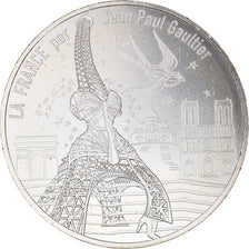 France, 10 Euro, Jean Paul Gaultier, 2017, 13, MS(65-70), Silver
