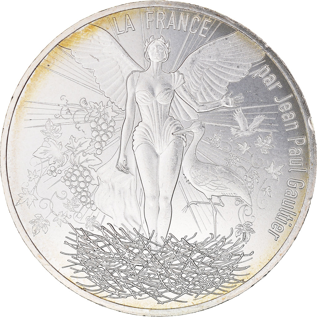 France, 10 Euro, Jean Paul Gaultier, 2017, 12, MS(65-70), Silver