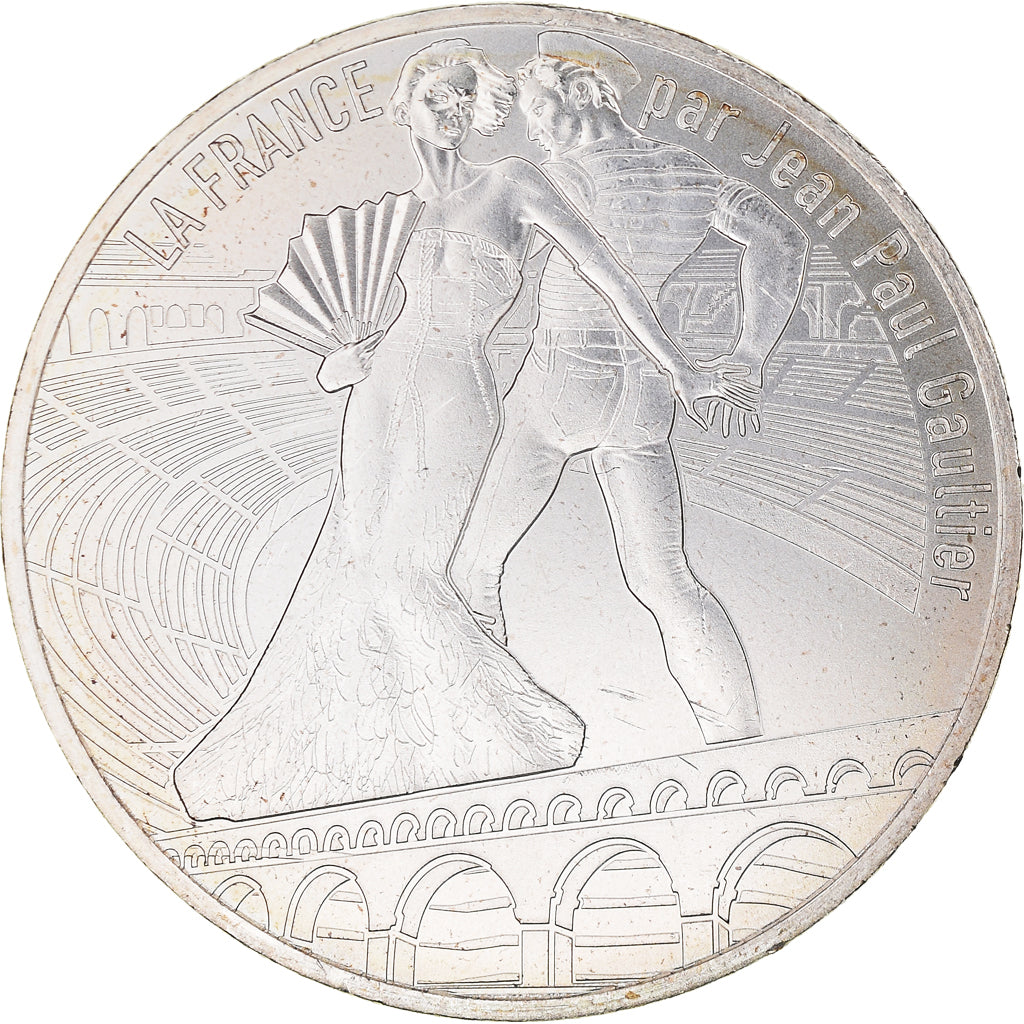 Francia, 10 Euro, Jean Paul Gaultier, 2017, 11, FDC, Argento