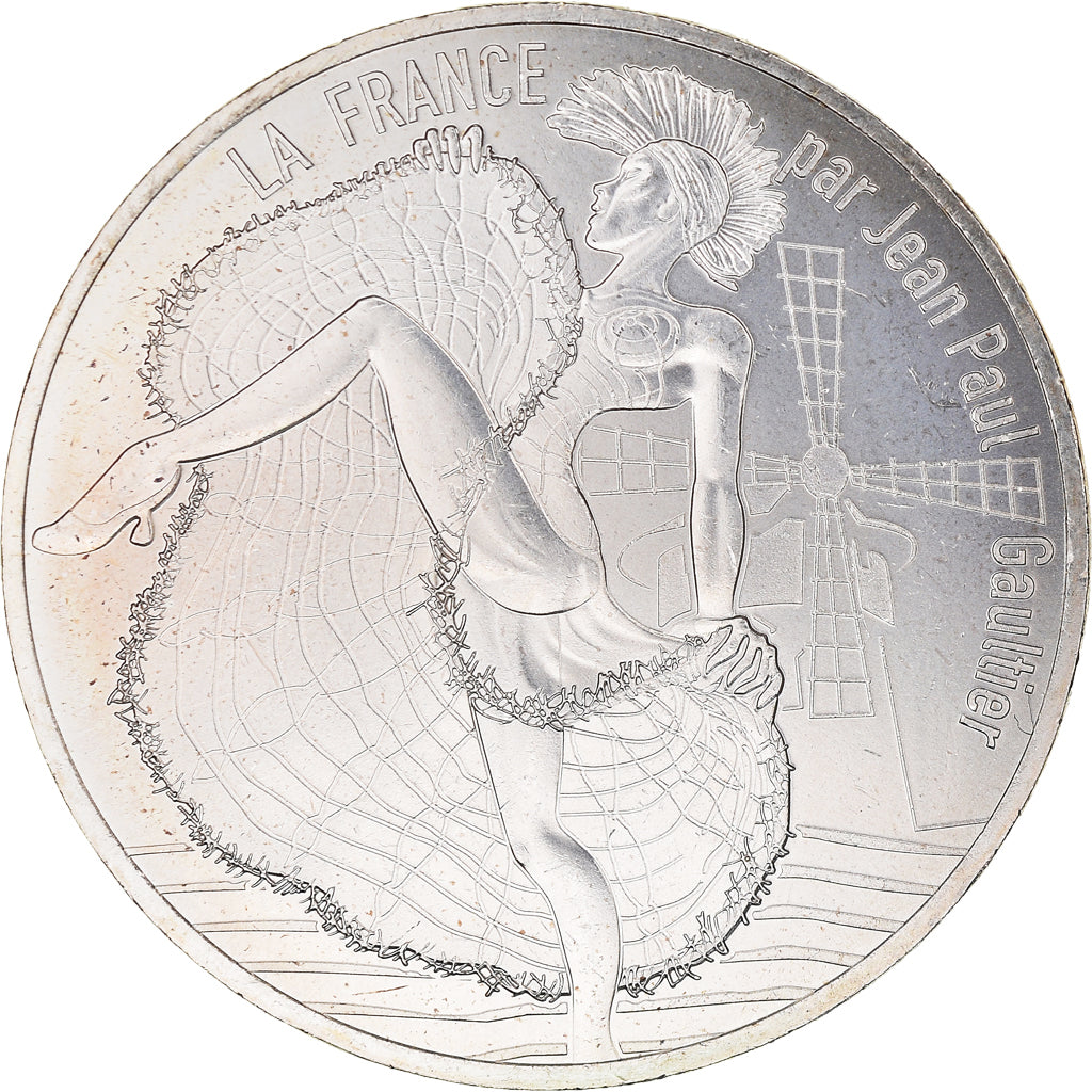 Francia, 10 Euro, Jean Paul Gaultier, 2017, 1, FDC, Argento