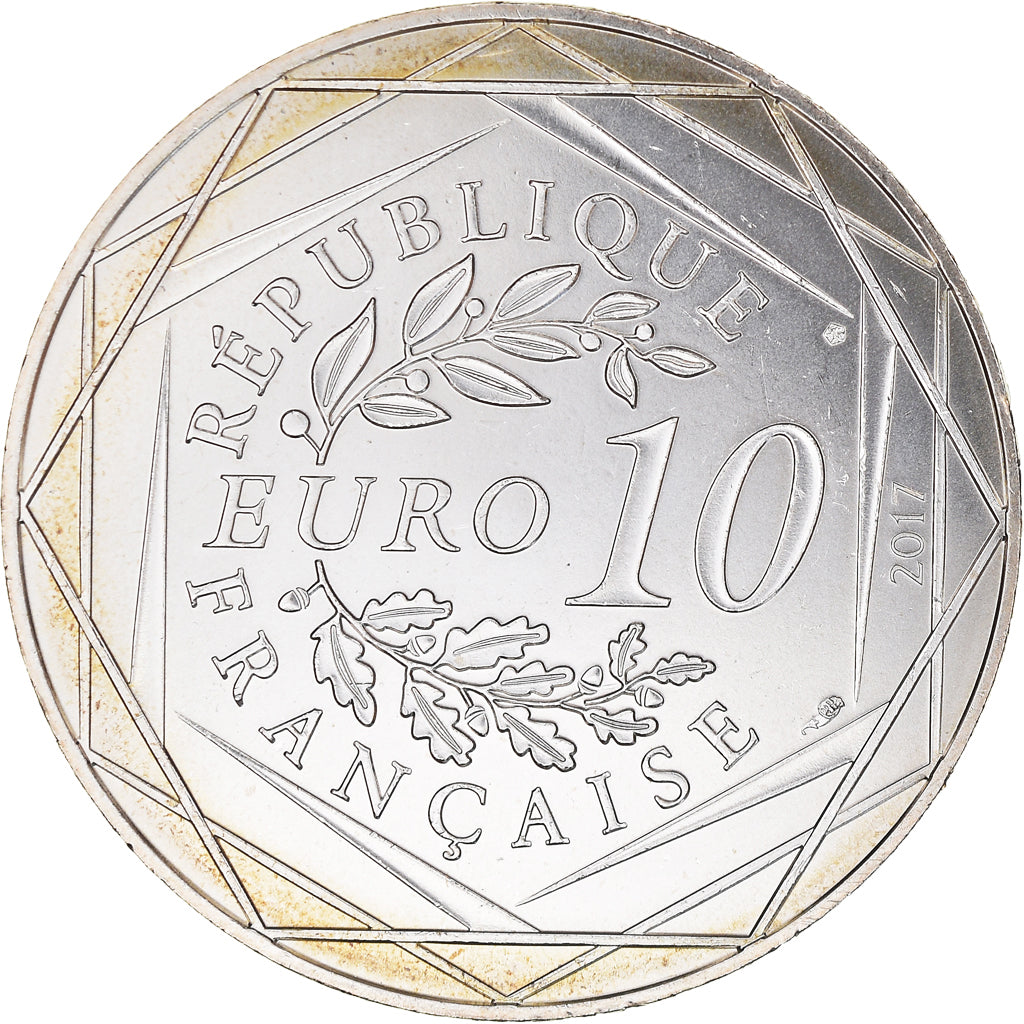 Francia, 10 Euro, Jean Paul Gaultier, 2017, 1, FDC, Argento